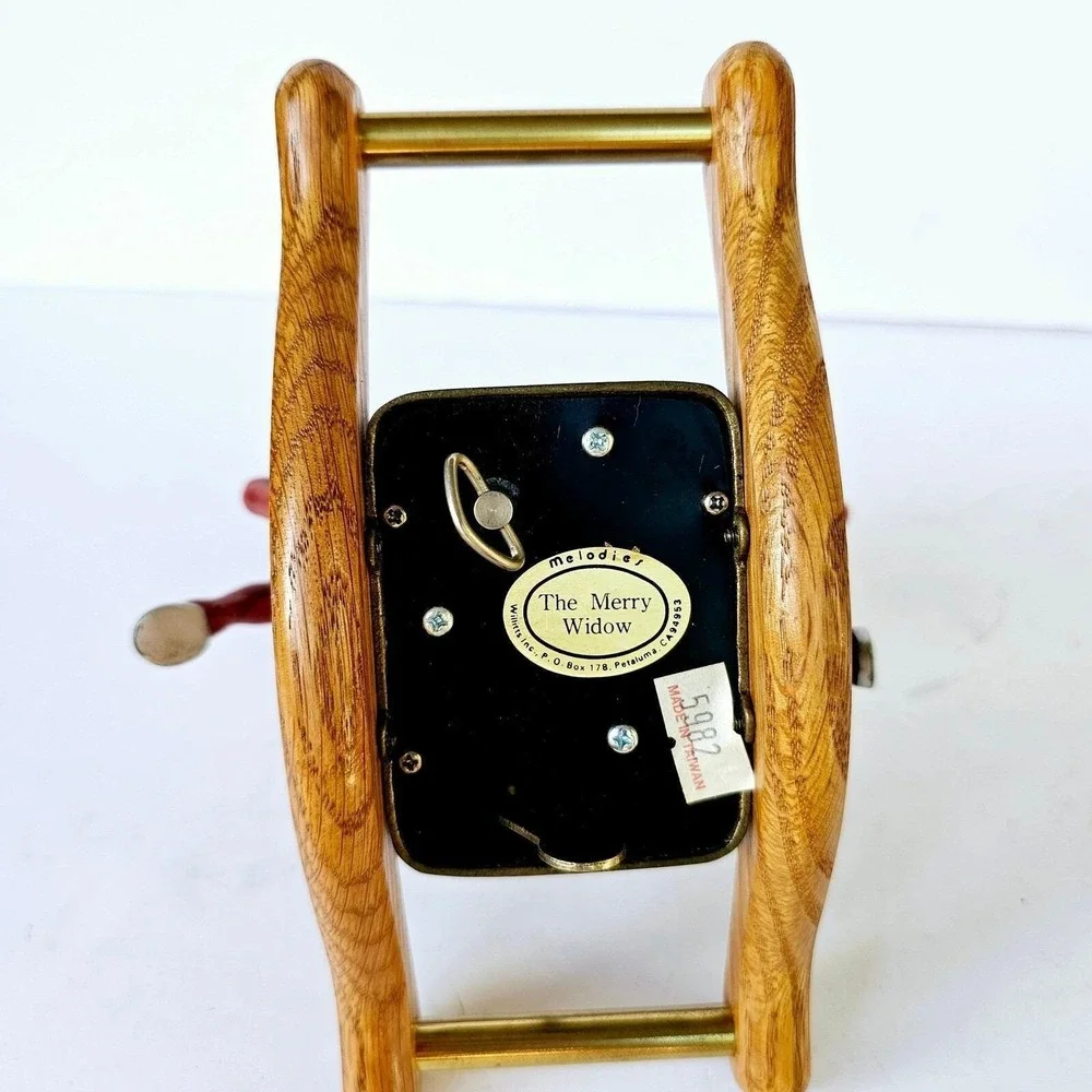Vintage Tobin Fraley Rocking Carousel Horse Music Box Limited Edition Cherub